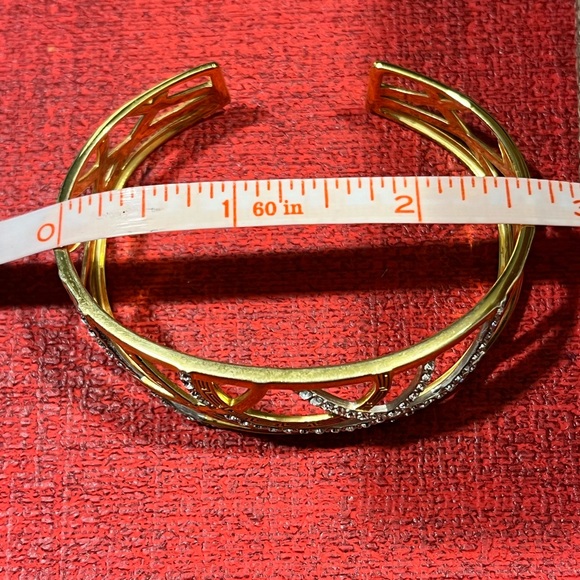 SIMONE I SMITH LOVED VINTAGE AUTHENTIC 18K GOLD OVER STERLING SILVER BRACELET - Picture 15 of 15